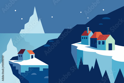icy cliffside villages on the faroe islands under 