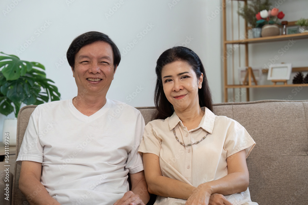 Elderly Couple Wellness. Happy seniors enjoying time together at home. Elderly Couple Wellness. Happy seniors enjoying time together at home.