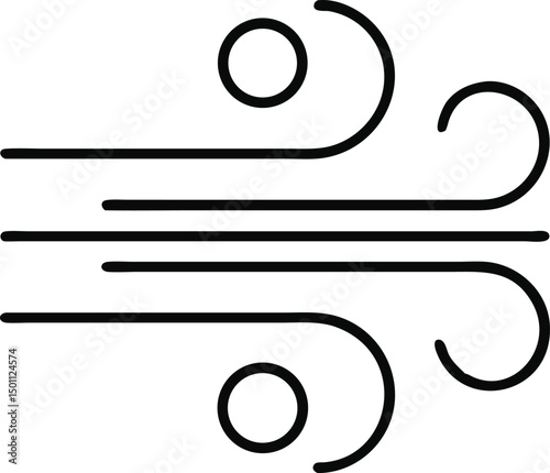 Wind Flow Icon