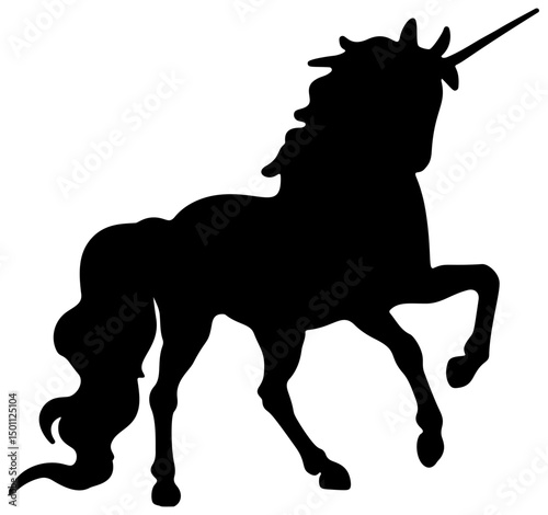 Majestic Unicorn Silhouette 