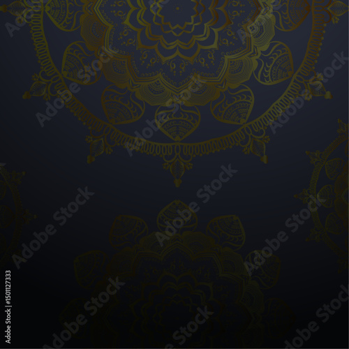 Modern luxury mandala background design