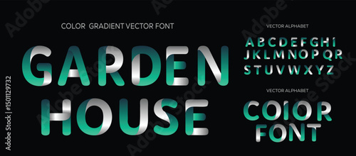 Creative Design vector Font of twisted Ribbon for Title, Header, Lettering, Logo. Funny Entertainment Active Sport Technology areas Typeface. Colorful rounded Letters and Numbers. 