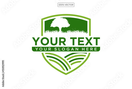 Illustration vector graphic of lawn mower logo design