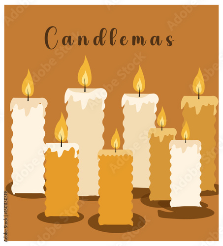 Candlemas Feast of Lights Vector Collection-03
