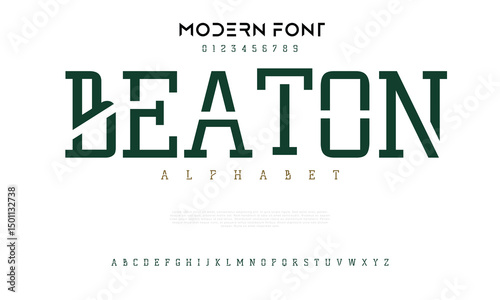 Modern abstract digital tech font. Logo creative font, type, technology, movie, digital, music, movie. Font and illustration in vector format.