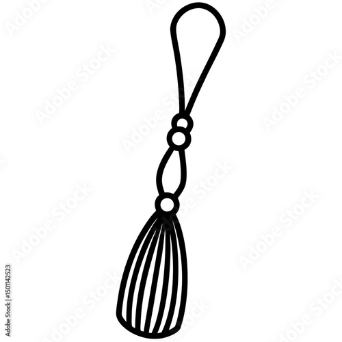 Tassel vector design for digital use on shirts, cards, mugs, and more.