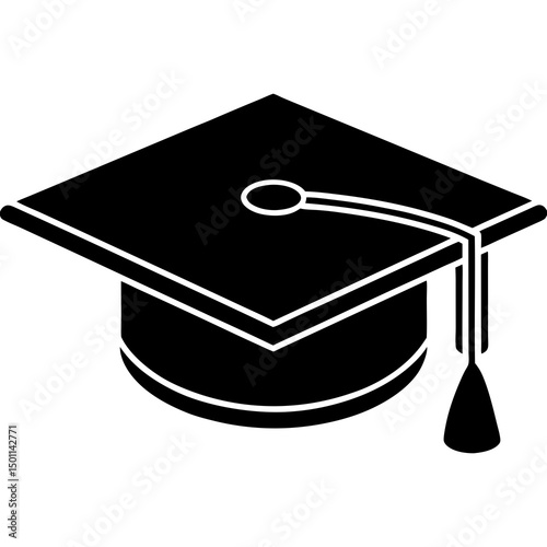 Graduation Cap vector design for digital use on shirts, cards, mugs, and more.