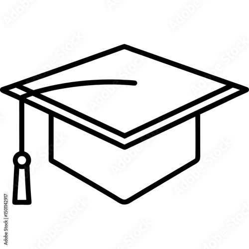 Graduation Cap vector design for digital use on shirts, cards, mugs, and more.