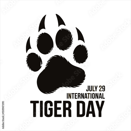 International Tiger Day Vector Design,
Tiger Paw Scratch Mark Illustration,
Wildlife Conservation Tiger Day Art,
Bold Tiger Claw Scratch Graphic,
July 29 Tiger Awareness Poster,
