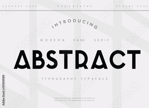 Modern abstract digital tech font. Logo creative font, type, technology, movie, digital, music, movie. Font and illustration in vector format.