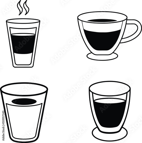 coffee cup icons