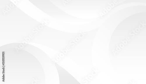 Subtle Curves: A Clean, Minimalist White and Gray Gradient Background with Gentle Waves and Arcs for Modern Designs, Presentations, and Digital Projects, Ideal for Websites
