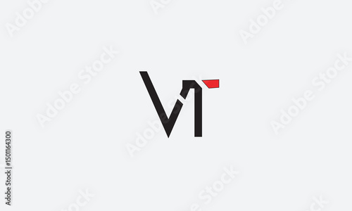 VT, TV, T, V Abstract Letters Logo Monogram	