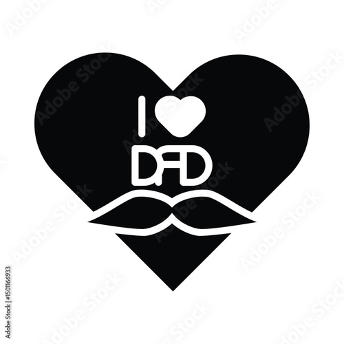 Heart icon with 