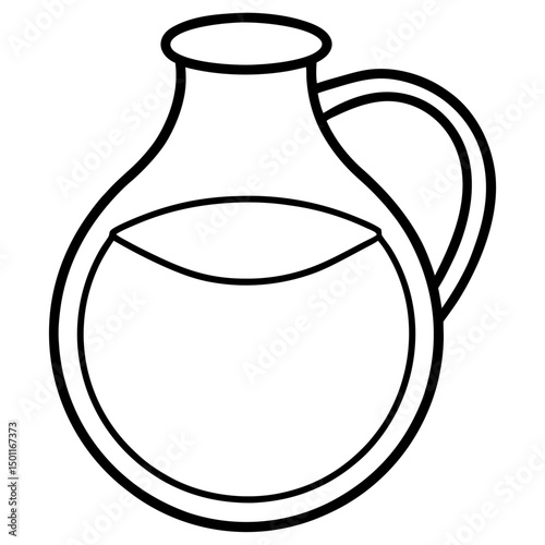sketch of bottle