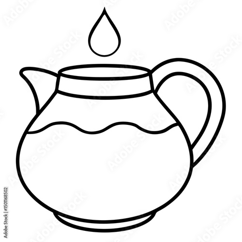 teapot and cup