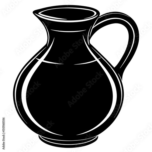 illustration of a jug