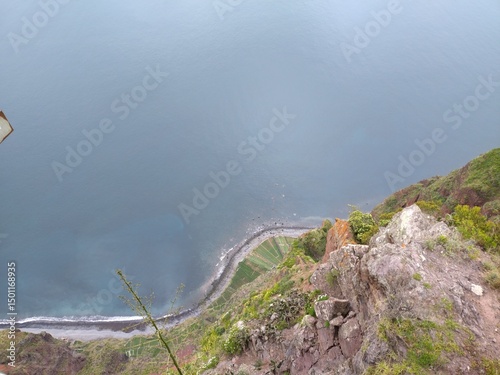 aerial view of the river