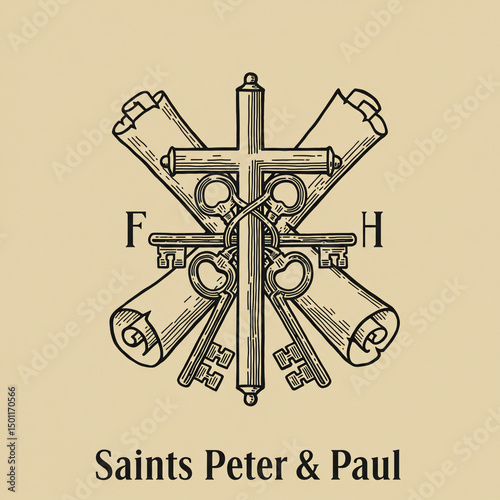 Saints Peter & Paul Keys Cr...