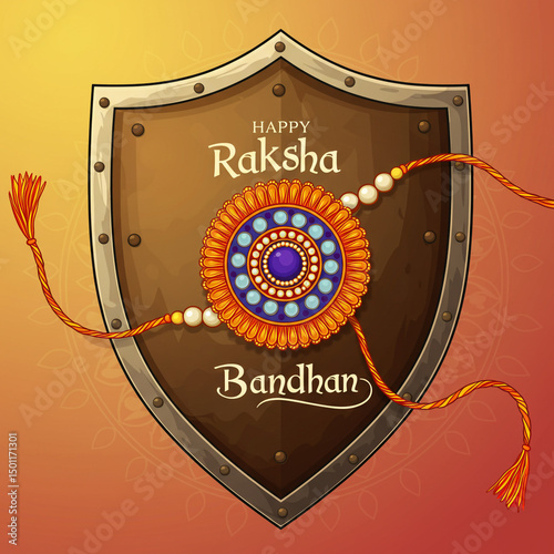 Happy Raksha Bandhan Shield...