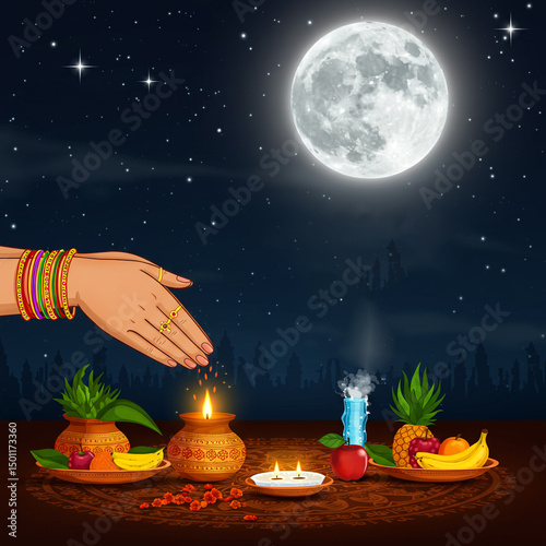 Karwa Chauth Celebration Ni...