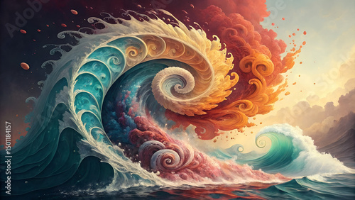 Abstract Wave: Fluid Motion in Darkness