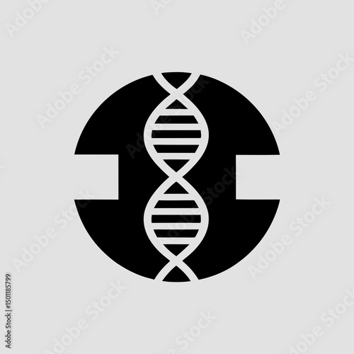dna structure vector illustration