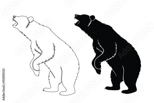 a polar bear vector 