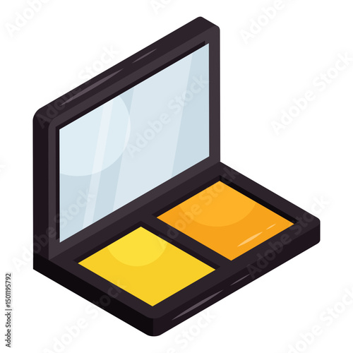 Modern design icon of eyeshadow kit 