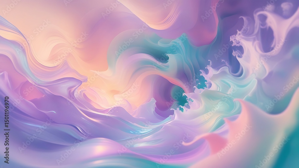 Fototapeta premium Abstract pastel swirls background texture