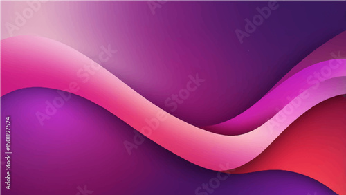Pink and Purple Abstract Background with Soft Light and Smooth Texture