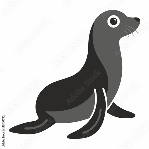 sea lion cartoon