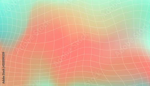 Free gradient and distorted grid background