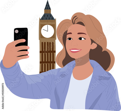 Selfie with Big Ben London.Capture timeless moments with selfies at iconic historical places across the globe.

