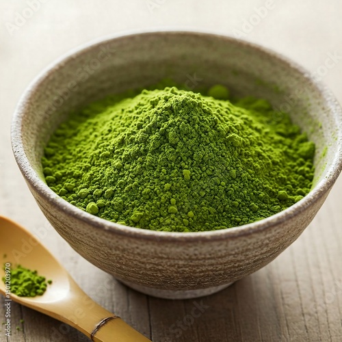 bowl of green tea