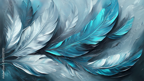 Elegant abstract canvas with flowing color tones and artistic grace