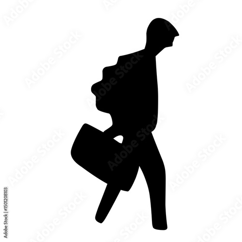 people traveler silhouettes illustration 