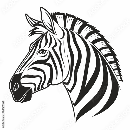 zebra vector illustration