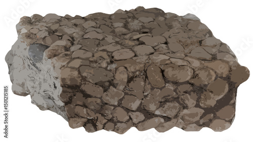 Concrete rubble