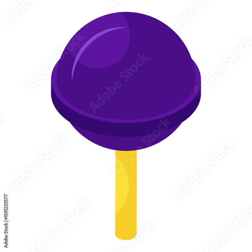 A unique design icon of lollipop