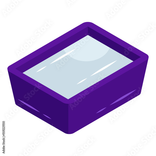 Trendy vector design of bathtub