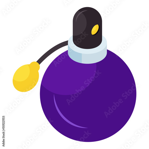 A unique design icon of perfume 