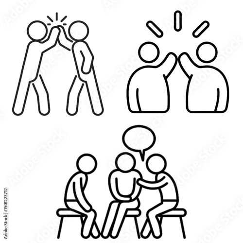 social network icon vector illustration