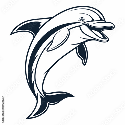 dolphin vector illustration