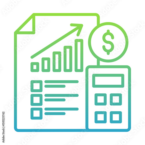 Financial Growth and Analysis Icon