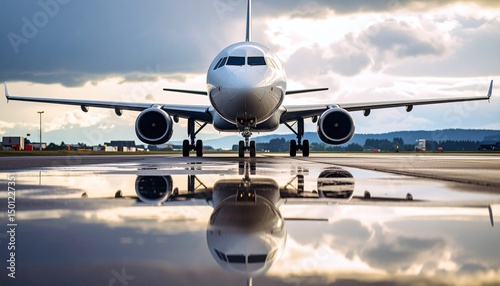airplane at the airport