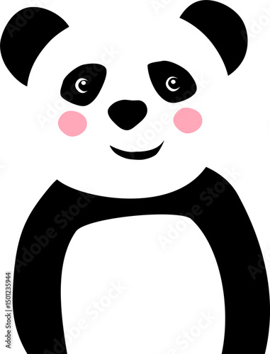Panda – wektor