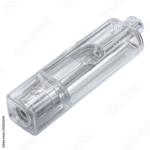 Clear, compact apparatus isolated on transparent background