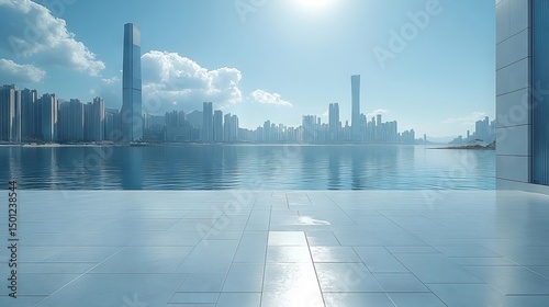 shanghai skyline at night