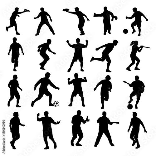 Architectural Drawings Eating people silhouette vector illustration, top view, Playing person Minimal style hand drawn. Sections, Elevations, Floor Plans 01